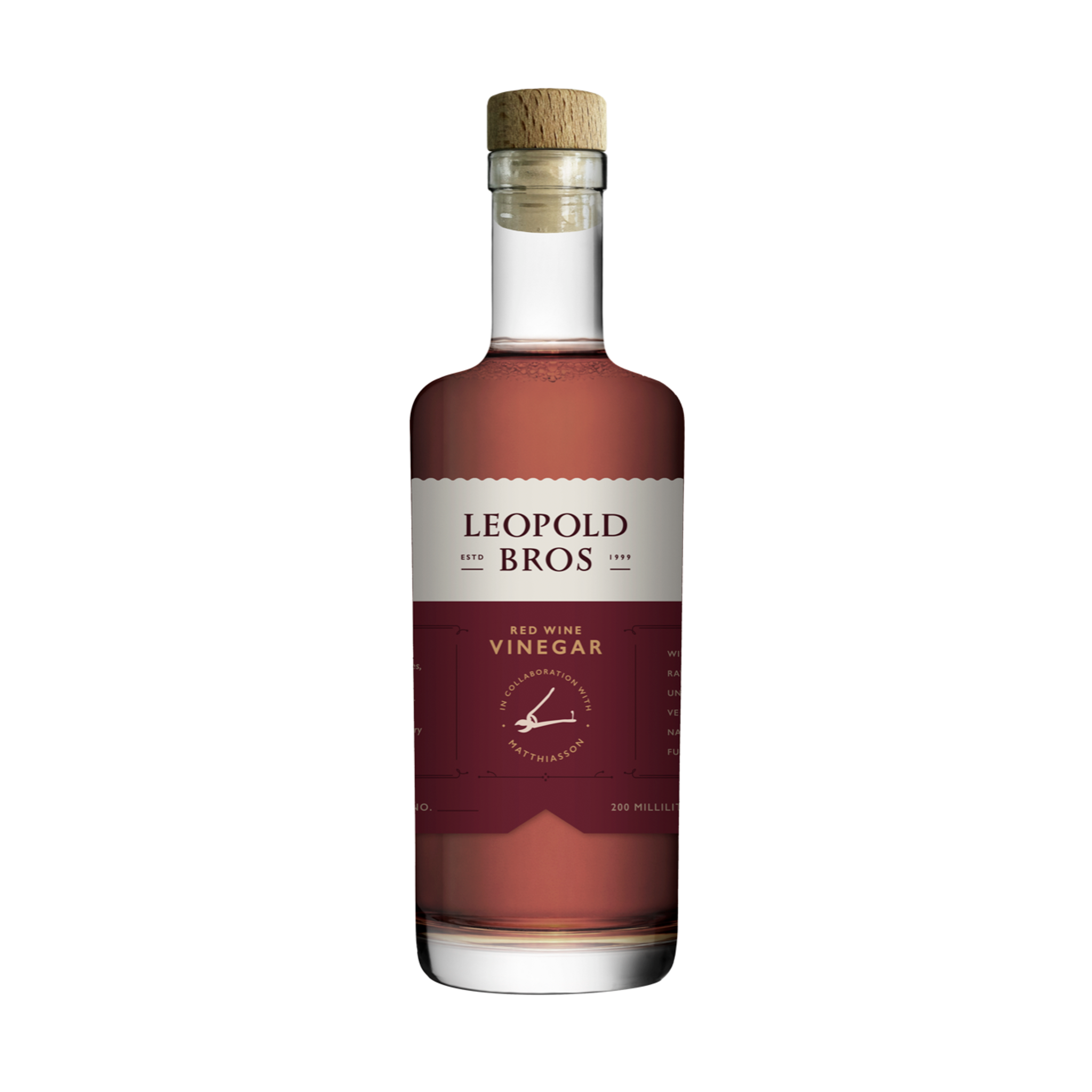Leopold Bros x Matthiasson Red Wine Vinegar 200ml