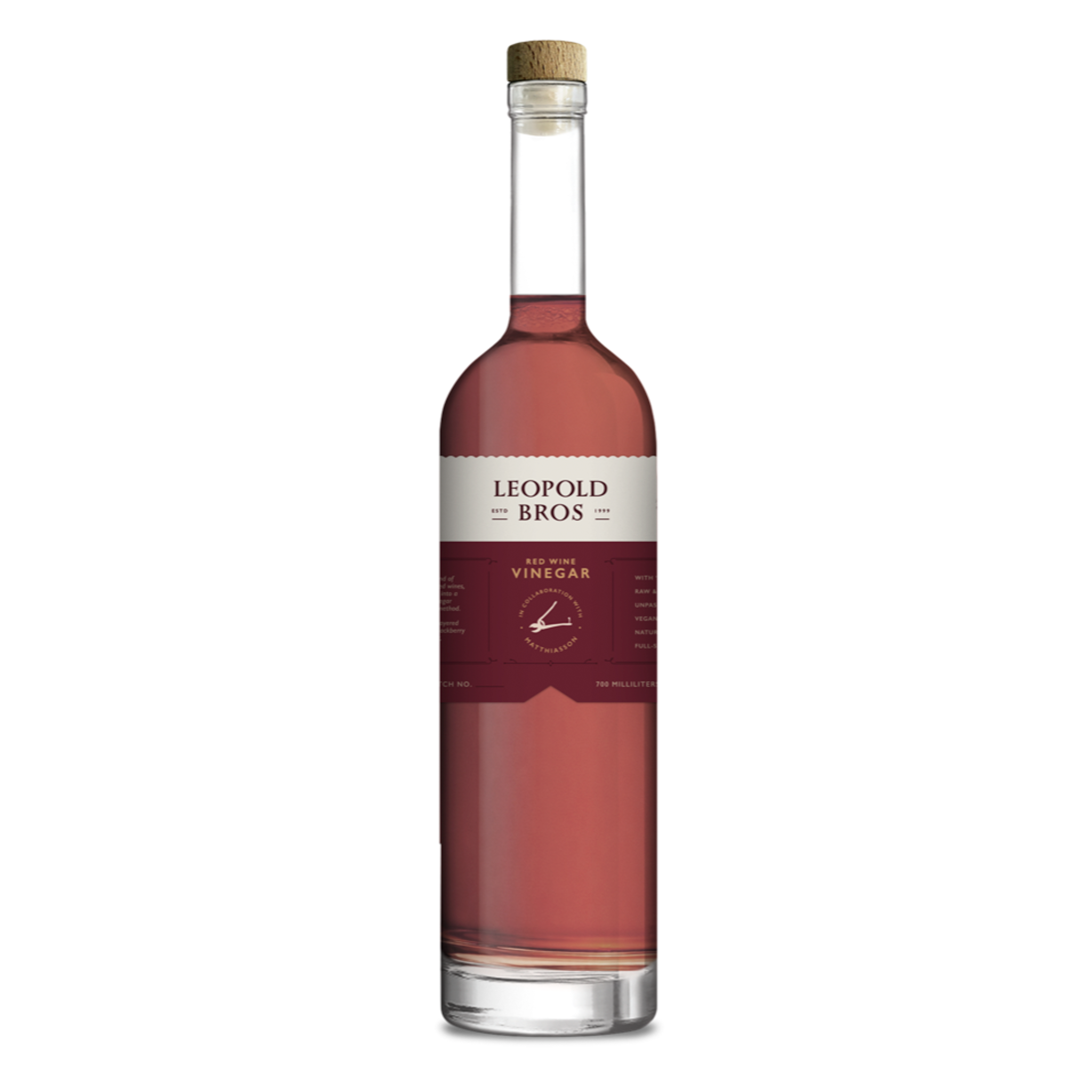Leopold Bros x Matthiasson Red Wine Vinegar 700ml