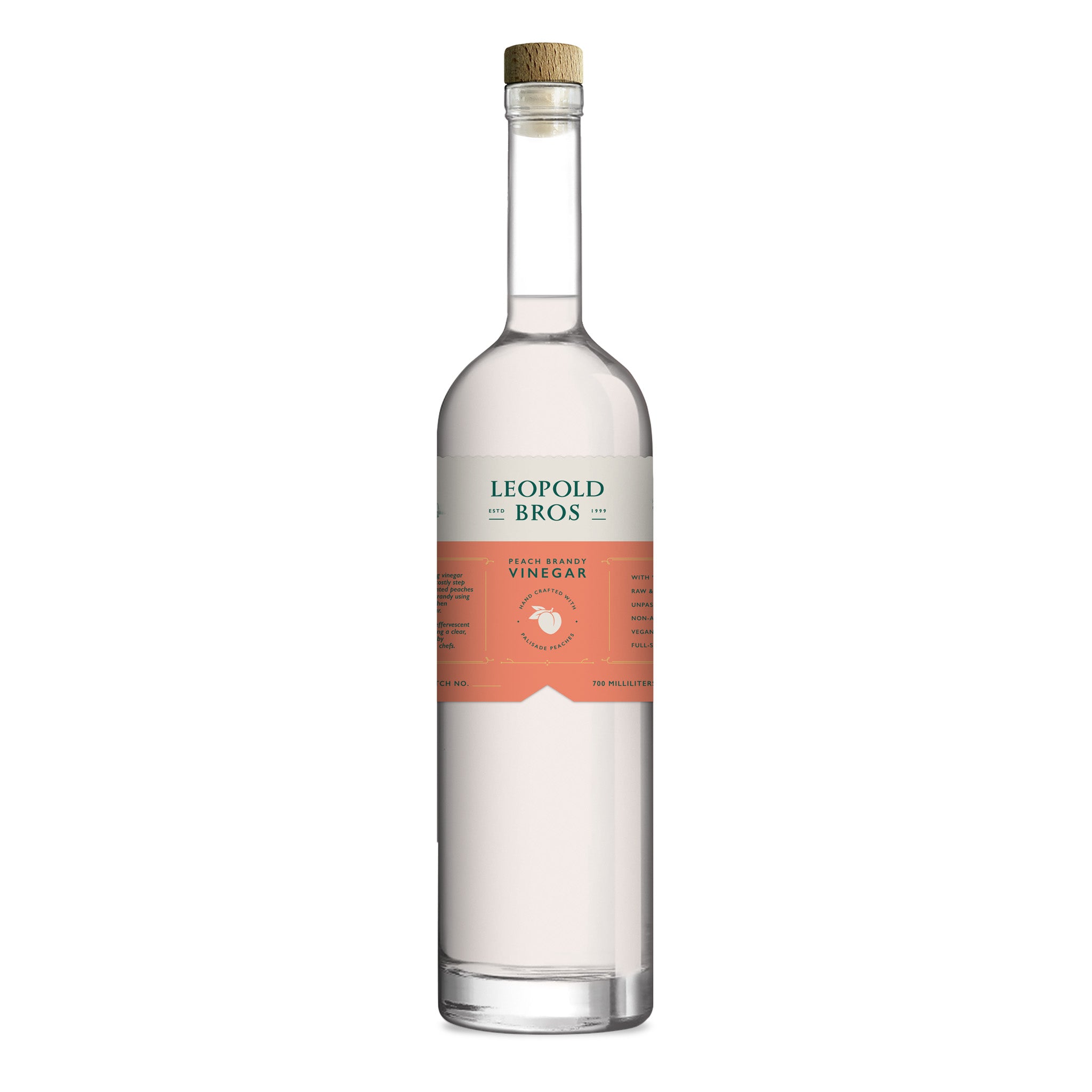 Leopold Bros Three Chamber Peach Brandy Vinegar 700ml